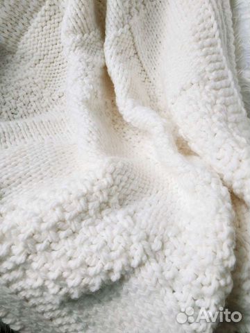 Плед детский вязаный