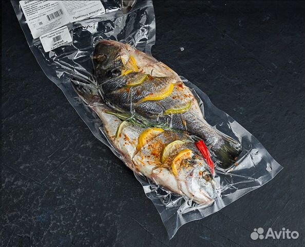 Дорадо рыба. Подготовлена к ужину