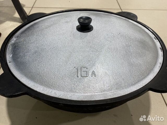 Казан чугунный 16 литров