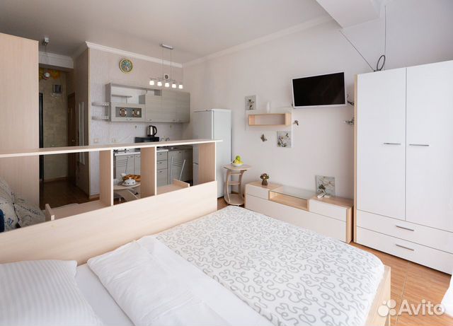 

Квартира-студия, 30 м², 2 кровати