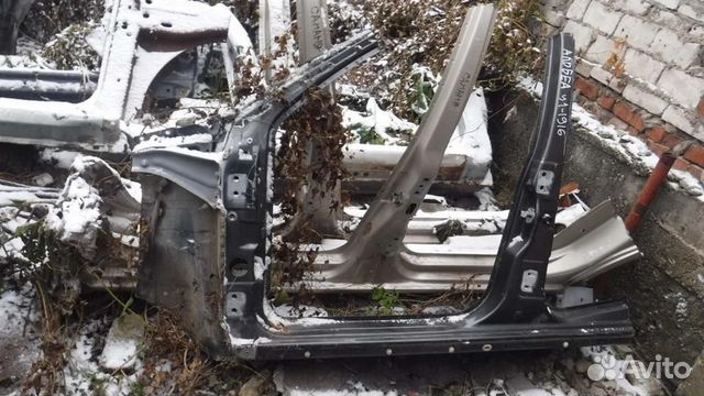 Порог со стойкой левый Fiat Albea 2002-2012