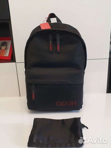 Рюкзак чёрный hugo boss