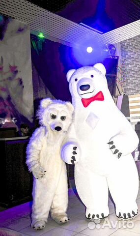 Мишка Умка аниматор большой медведь поздравление