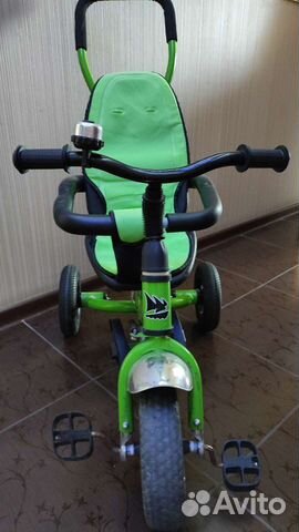 Велосипед с родительской ручкой