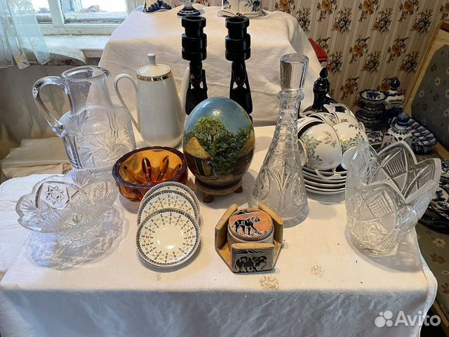 Посуда и аксуссуары из африки и фарфор