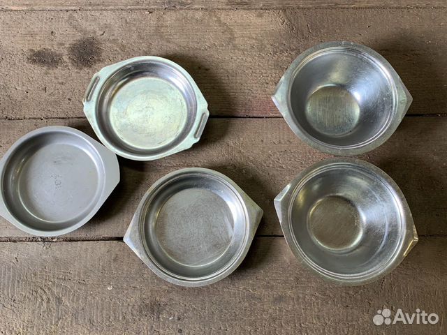 Тарелки из нержавейки СССР