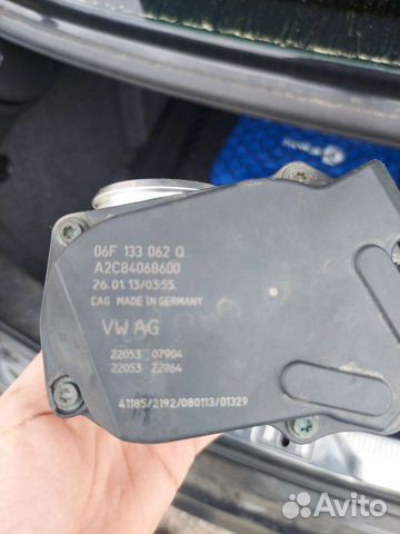 Дроссельная заслонка volkswagen