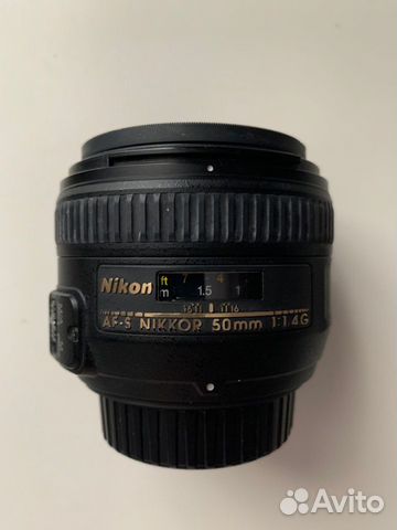 Объектив nikon 50mm f 1 4g af s nikkor
