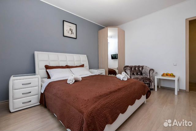 

1-к. квартира, 40 м², 2 кровати