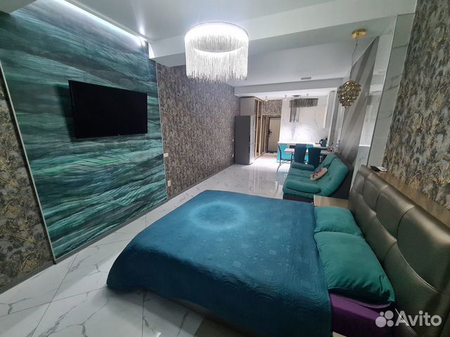 

Квартира-студия, 45 м², 2 кровати