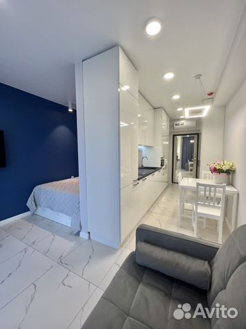 

Квартира-студия, 29 м², 2 кровати