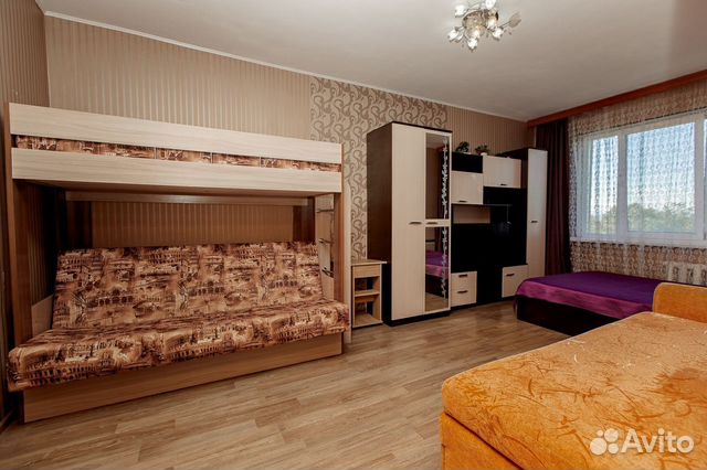 

1-к. квартира, 43 м², 3 кровати