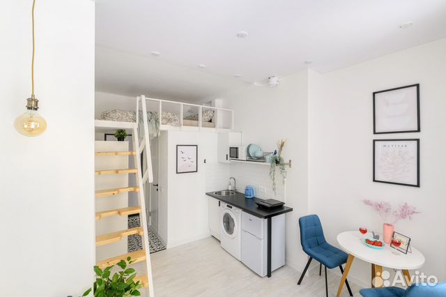 

Квартира-студия, 15 м², 2 кровати