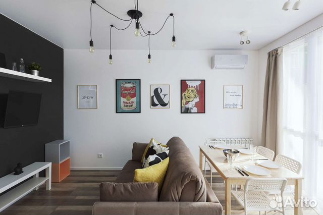 

1-к. квартира, 38 м², 2 кровати