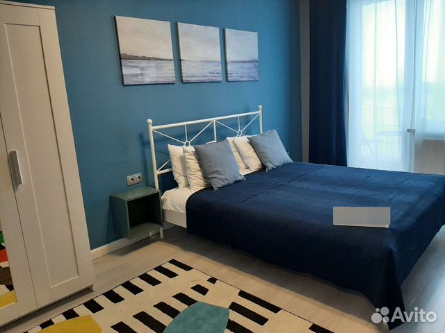 

1-к. квартира, 37 м², 2 кровати