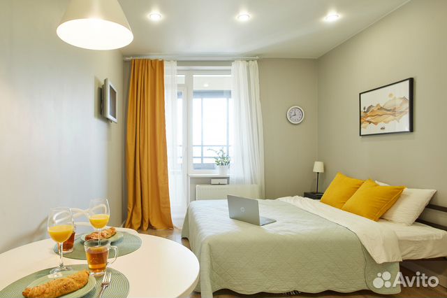 

Квартира-студия, 25 м², 2 кровати