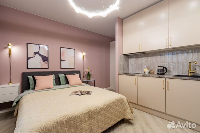

Квартира-студия, 28 м², 1 кровать