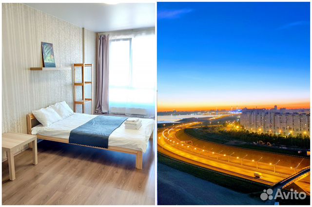 

1-к. квартира, 40 м², 2 кровати