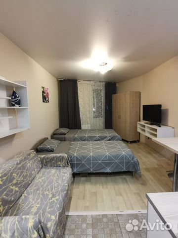 

Квартира-студия, 24 м², 3 кровати