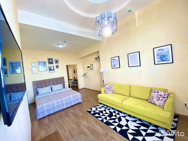 

1-к. квартира, 50 м², 2 кровати