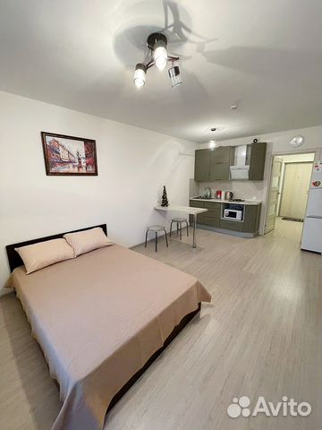 

Квартира-студия, 27 м², 1 кровать