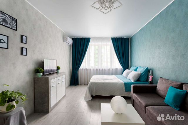 

1-к. квартира, 46 м², 3 кровати