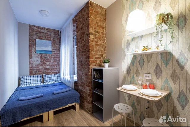 

Квартира-студия, 15 м², 2 кровати
