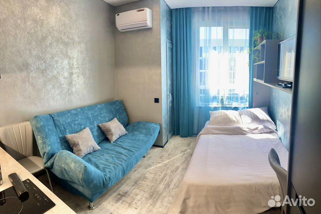 

Квартира-студия, 18 м², 2 кровати
