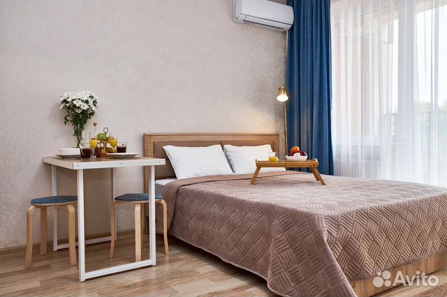 

Квартира-студия, 32 м², 2 кровати
