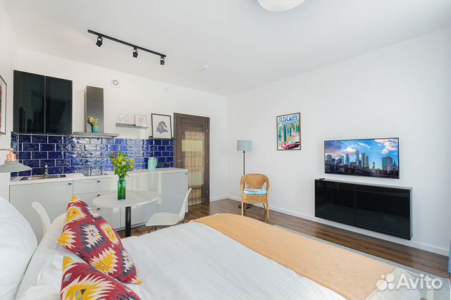 

Квартира-студия, 30 м², 1 кровать