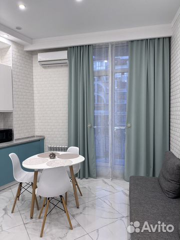 

Квартира-студия, 34 м², 2 кровати