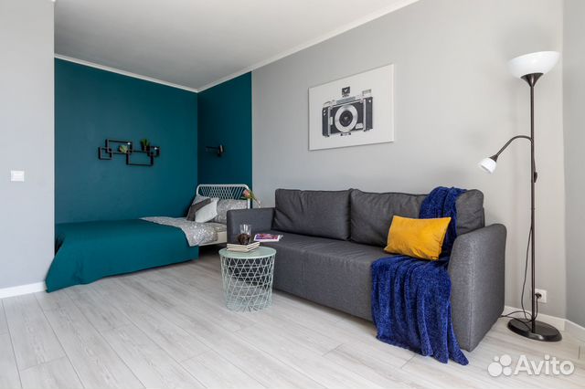 

1-к. квартира, 40 м², 2 кровати