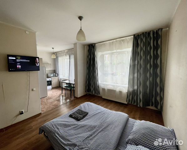 

Квартира-студия, 30 м², 2 кровати
