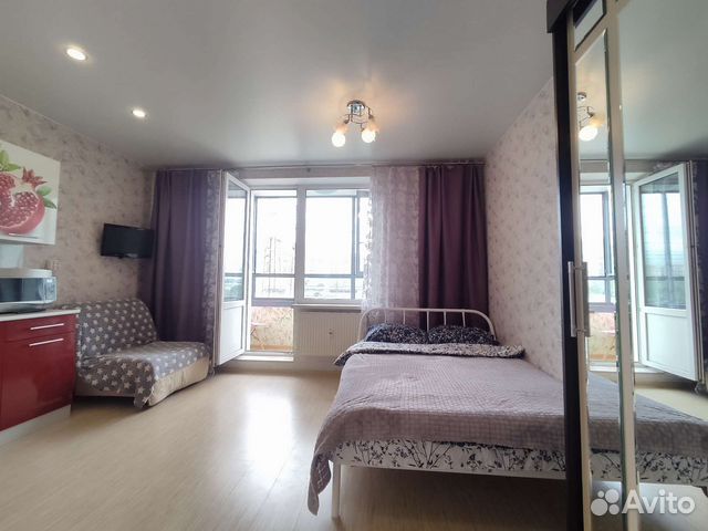 

Квартира-студия, 29 м², 2 кровати