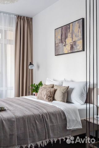 

Квартира-студия, 25 м², 2 кровати
