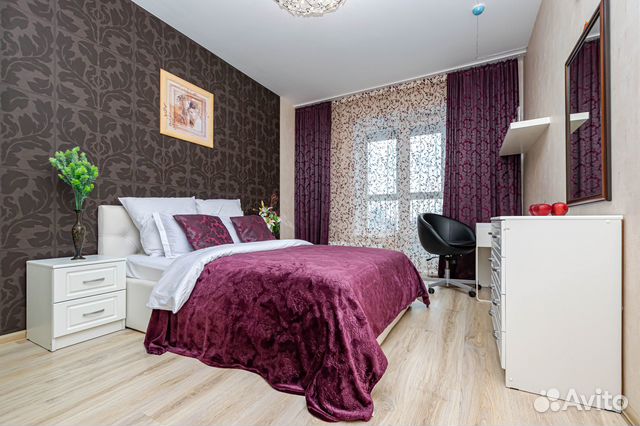 

1-к. квартира, 45 м², 2 кровати