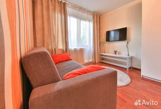

1-к. квартира, 40 м², 2 кровати