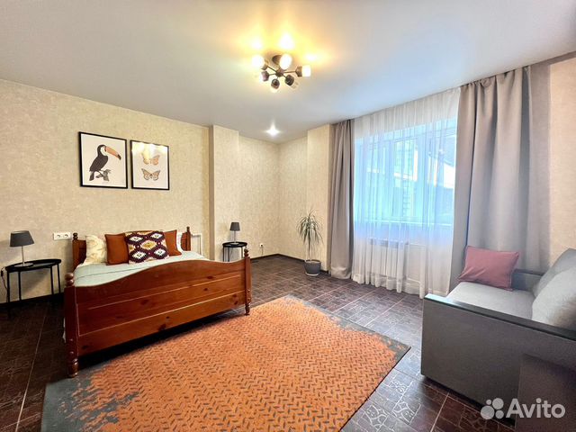 

1-к. квартира, 40 м², 2 кровати