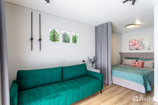 

1-к. квартира, 41 м², 3 кровати
