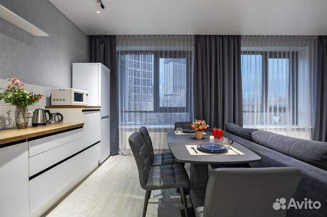 

Квартира-студия, 41 м², 2 кровати