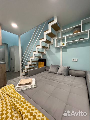 

Квартира-студия, 26 м², 2 кровати