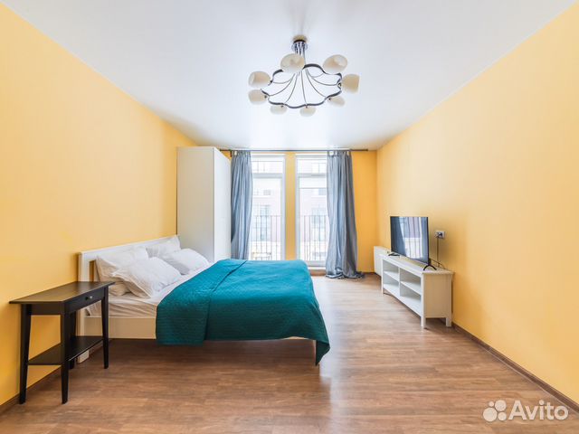 

1-к. квартира, 45 м², 3 кровати