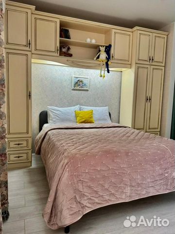 

Квартира-студия, 27 м², 2 кровати