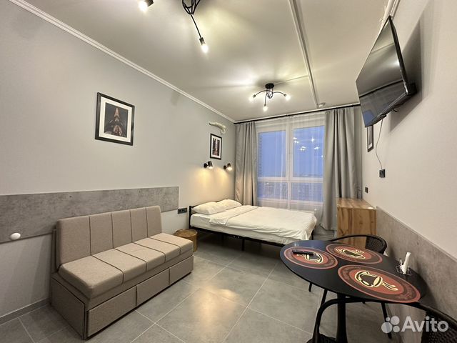 

Квартира-студия, 24 м², 2 кровати