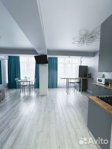 

Квартира-студия, 45 м², 2 кровати