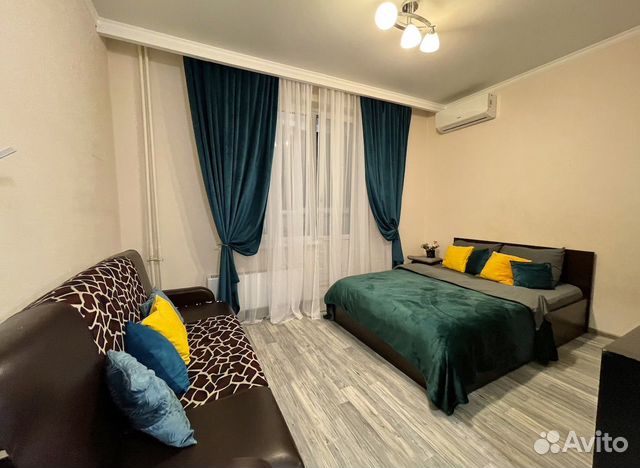 

Квартира-студия, 28 м², 2 кровати