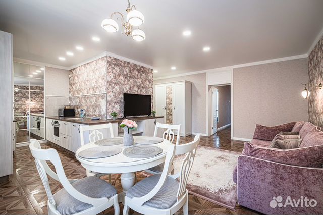

1-к. квартира, 54 м², 2 кровати