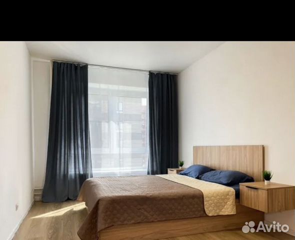 

1-к. квартира, 42 м², 2 кровати