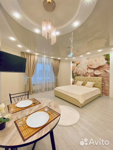 

Квартира-студия, 46 м², 2 кровати
