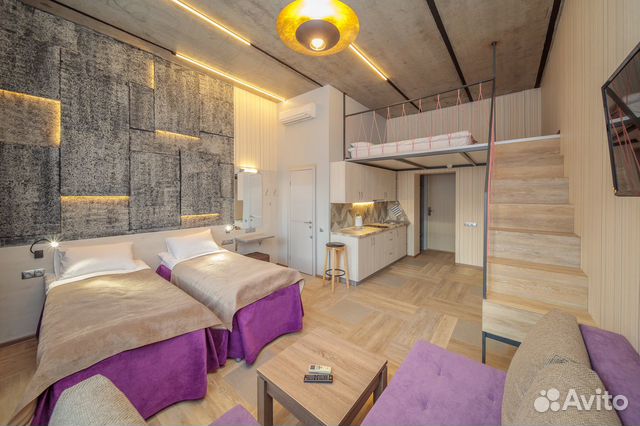 

Квартира-студия в апарт-отеле, 26 м², 1 кровать